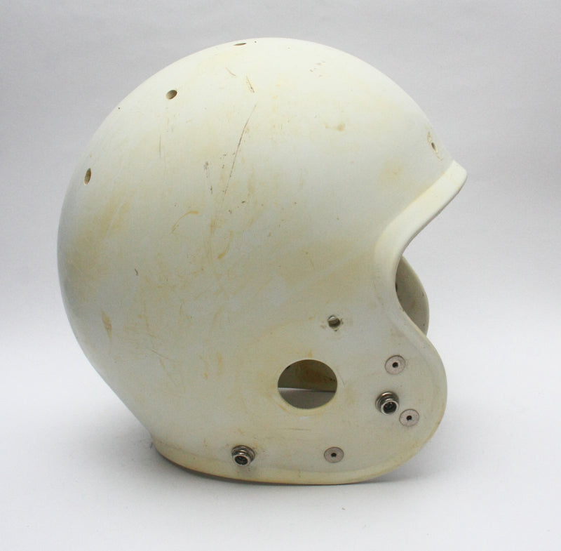 Vintage Game Used White 1980s BIKE IV Youth Medium Football Helmet Shell Only