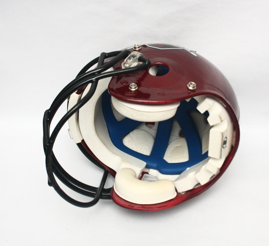 Vintage Game Used 2000s Troy Trojans Schutt Pro Air II Football Helmet - Size Large