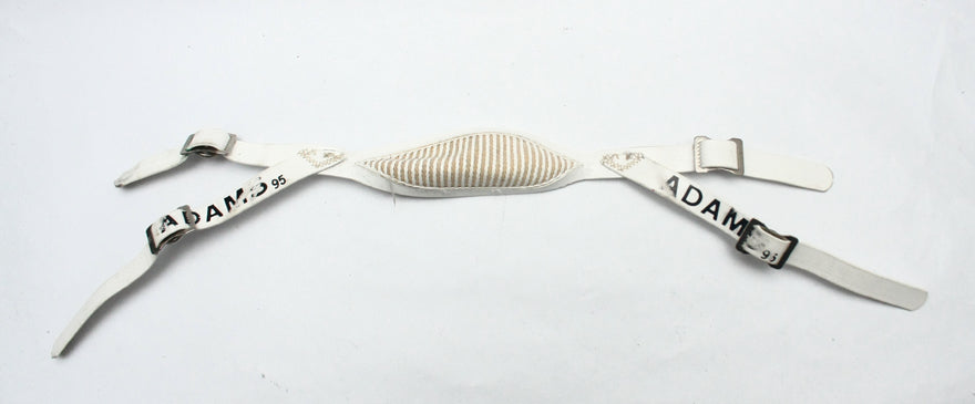 Vintage Game Used Adams Four Point Low Hook Soft Cup Football Helmet Chinstrap