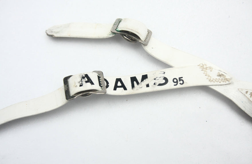 Vintage Game Used Adams Four Point Low Hook Soft Cup Football Helmet Chinstrap