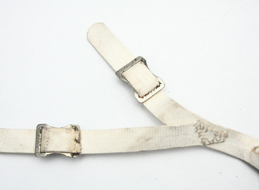 Vintage Game Used Unbranded Four Point Low Hook Football Helmet Chinstrap