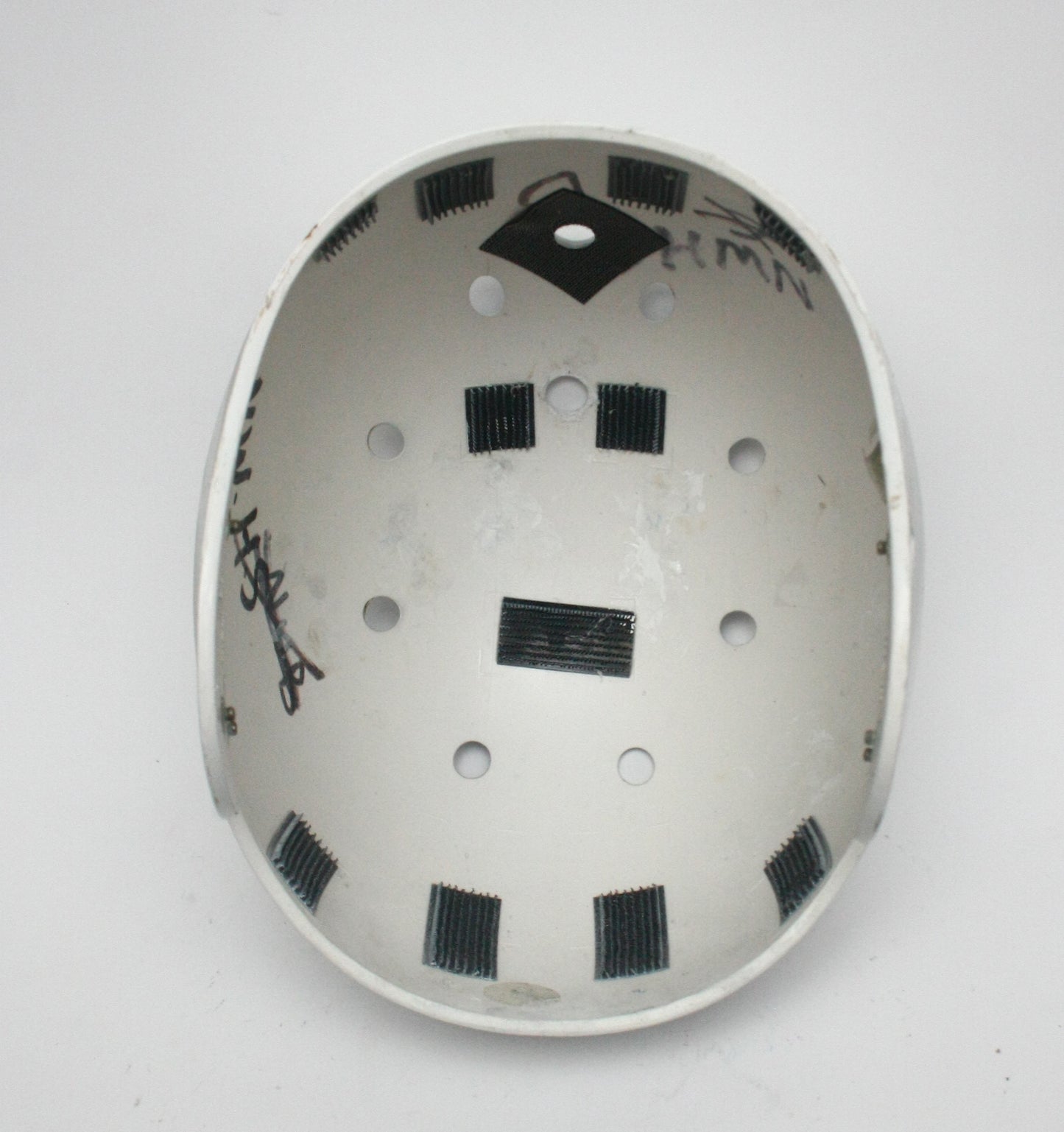 Game Used Schutt Air XP Football Helmet Shell Only- Large - White