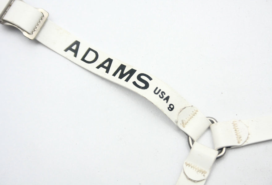 Vintage Game Used Adams Four Point High Hook Soft Cup Football Helmet Chinstrap