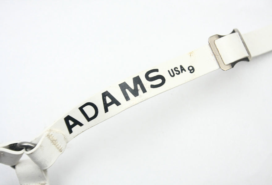 Vintage Game Used Adams Four Point High Hook Soft Cup Football Helmet Chinstrap