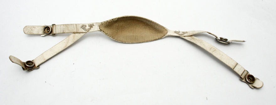 Vintage Game Used All American Four Point Low Hook Football Helmet Chinstrap