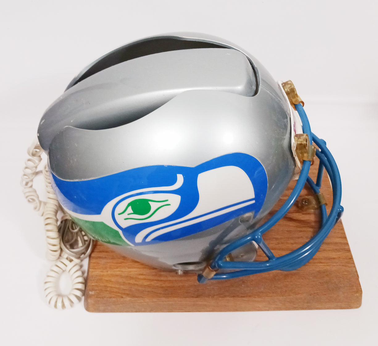 Vintage 1980's Seattle Seahawks Nardi NFL Draft Riddell Helmet Phone