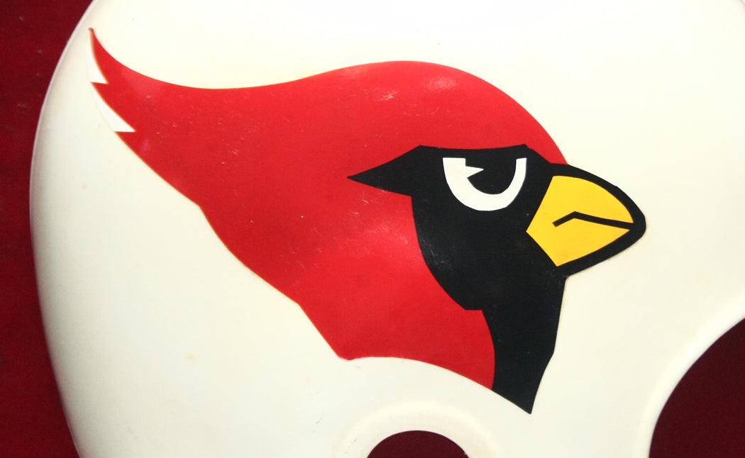Rare Vintage 1960s St. Louis Cardinals Riddell RK Football Helmet Plaque by MSM