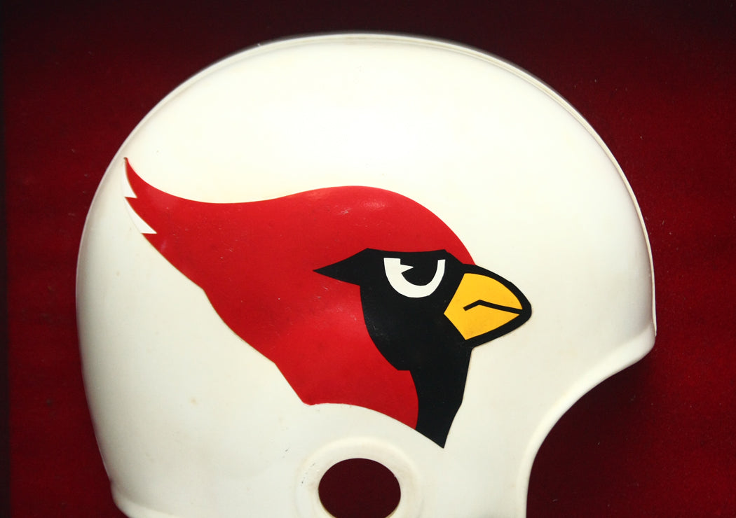 Rare Vintage 1960s St. Louis Cardinals Riddell RK Football Helmet Plaque by MSM