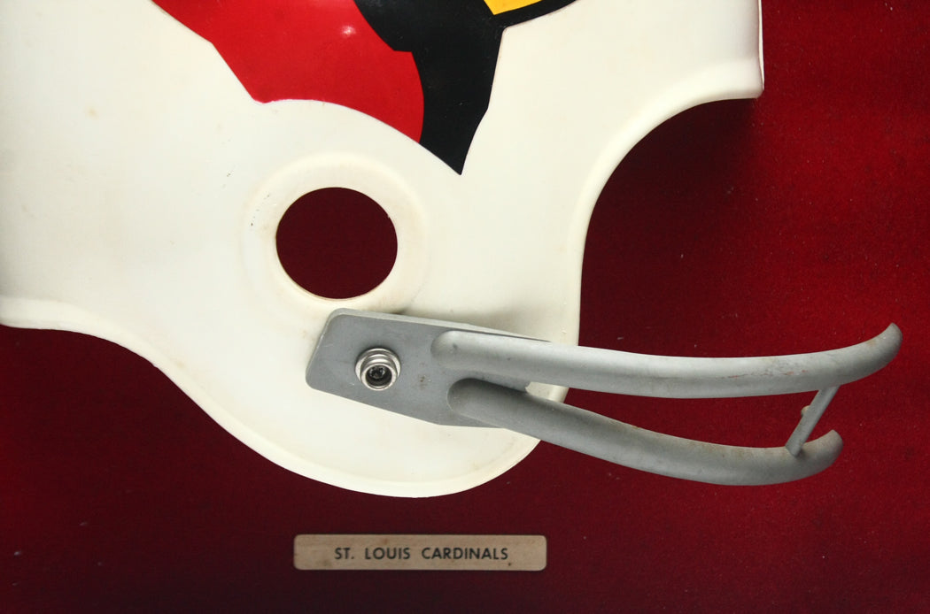 Rare Vintage 1960s St. Louis Cardinals Riddell RK Football Helmet Plaque by MSM
