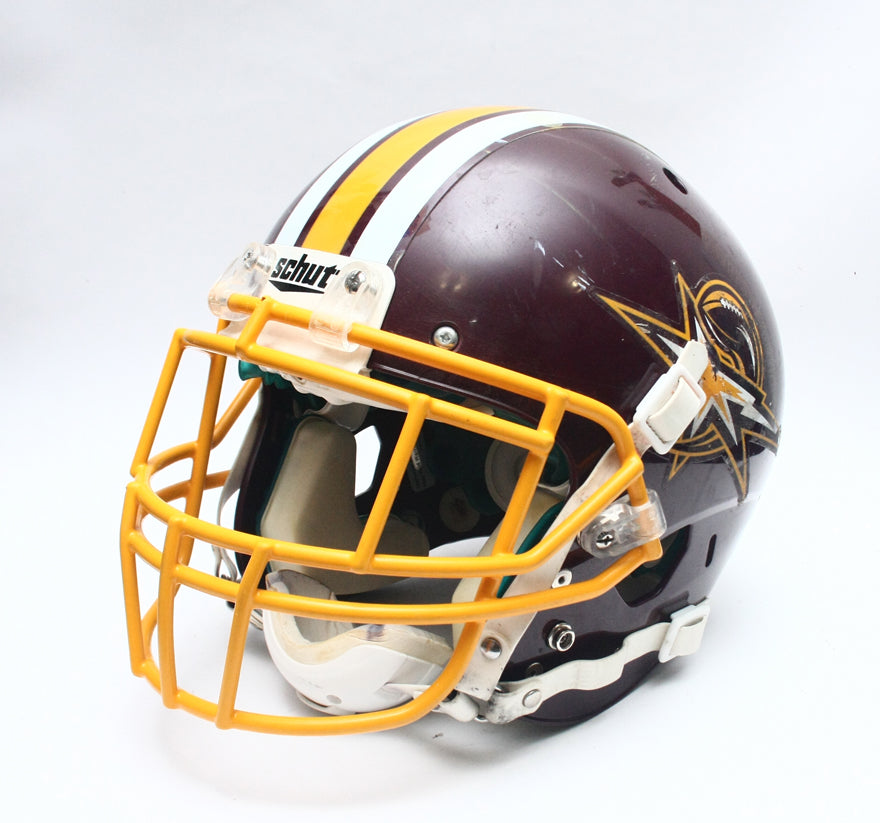 Vintage Game Used DC Divas WFA Schutt Pro Air XP Football Helmet Large