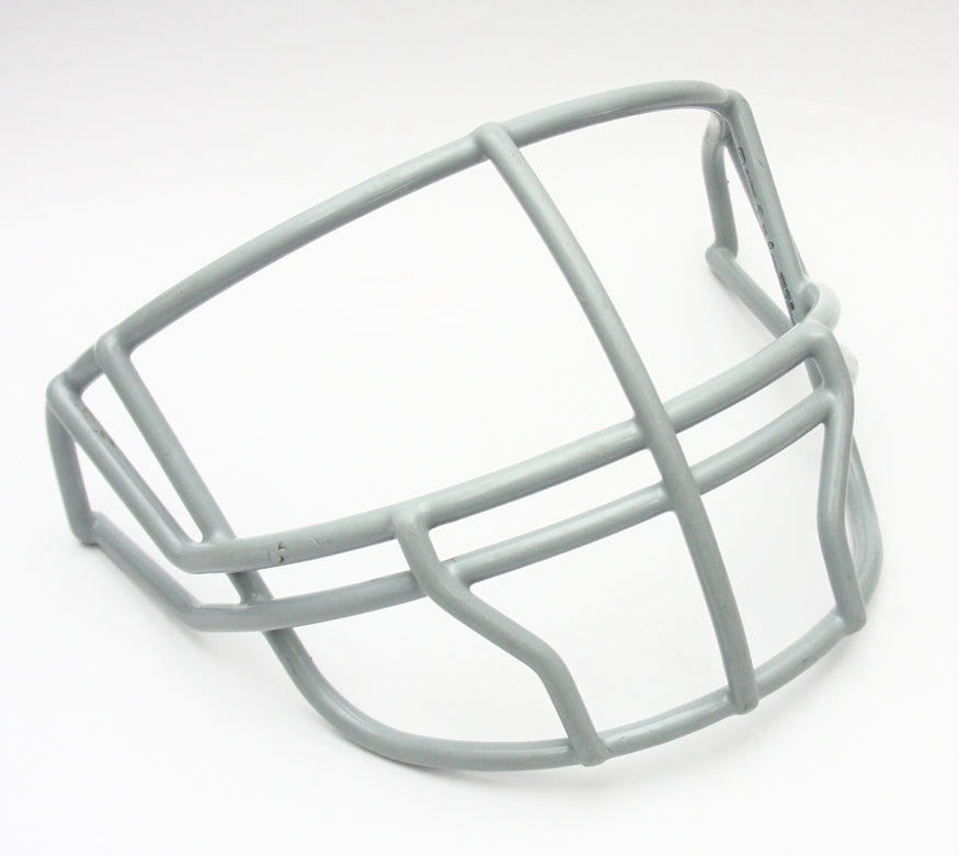Game Used Schutt NOPO XL Football Helmet Facemask - Grey