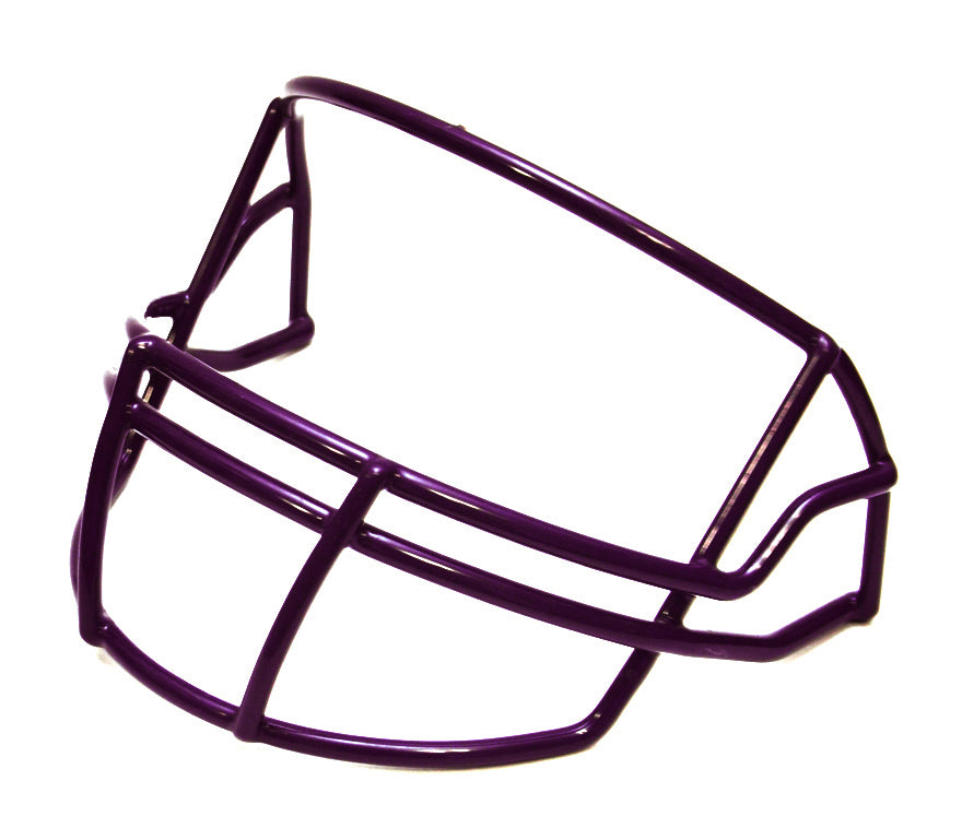 NOS Full Size Riddell OPO Football Helmet facemask - Dark Plum Purple