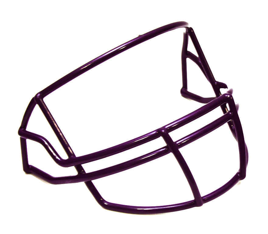 NOS Full Size Riddell OPO Football Helmet facemask - Dark Plum Purple