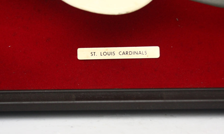 Rare Vintage 1960s St. Louis Cardinals Riddell RK Football Helmet Plaque by MSM