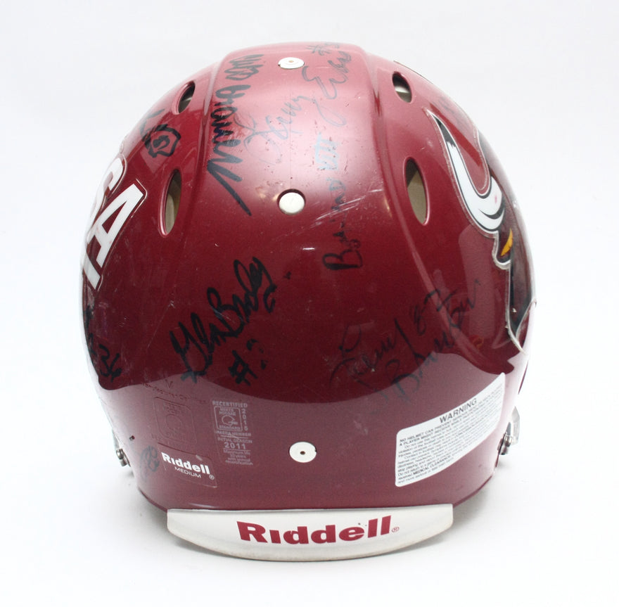 Vintage Game Used Mesa Thunderbirds Riddell Revolution Football Helmet Medium