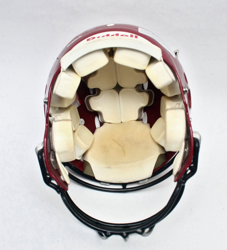 Vintage Game Used Mesa Thunderbirds Riddell Revolution Football Helmet Medium