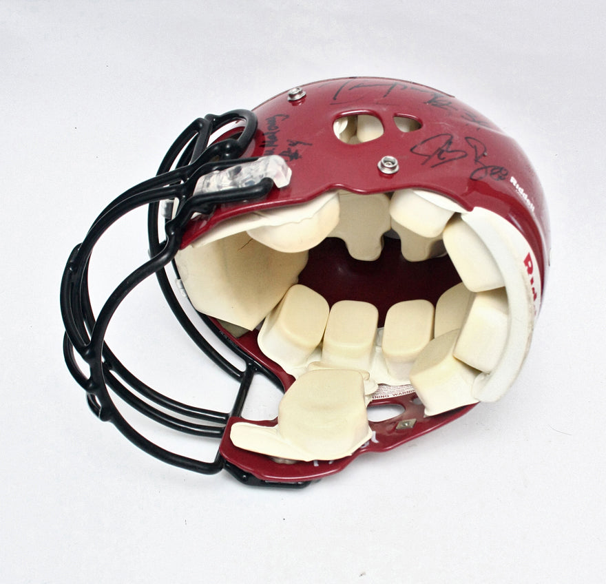 Vintage Game Used Mesa Thunderbirds Riddell Revolution Football Helmet Medium