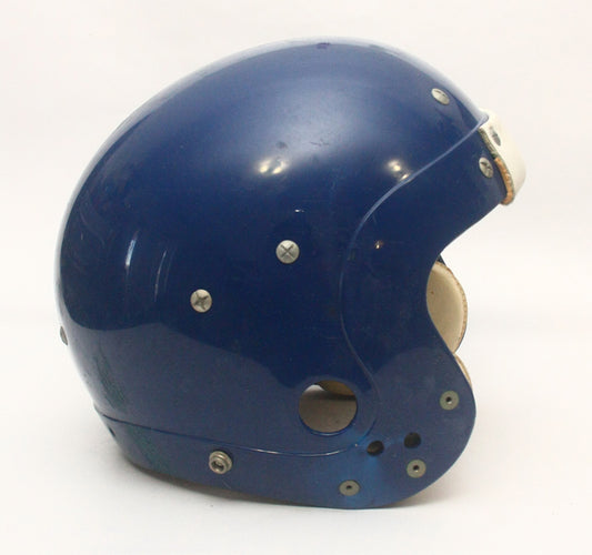 Ultra Rare Vintage 1980s Rawlings HND-9 Ridge Football Helmet w/ Leather Jawpads