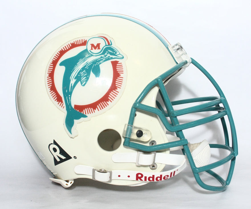 Vintage NOS 1992 Miami Dolphins Riddell VSR2 Pro Line Large Football Helmet