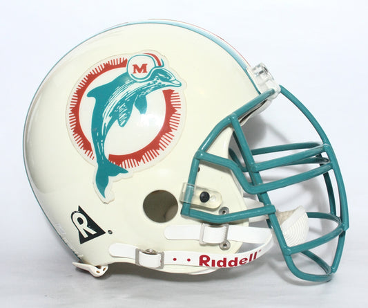 Vintage NOS 1992 Miami Dolphins Riddell VSR2 Pro Line Large Football Helmet