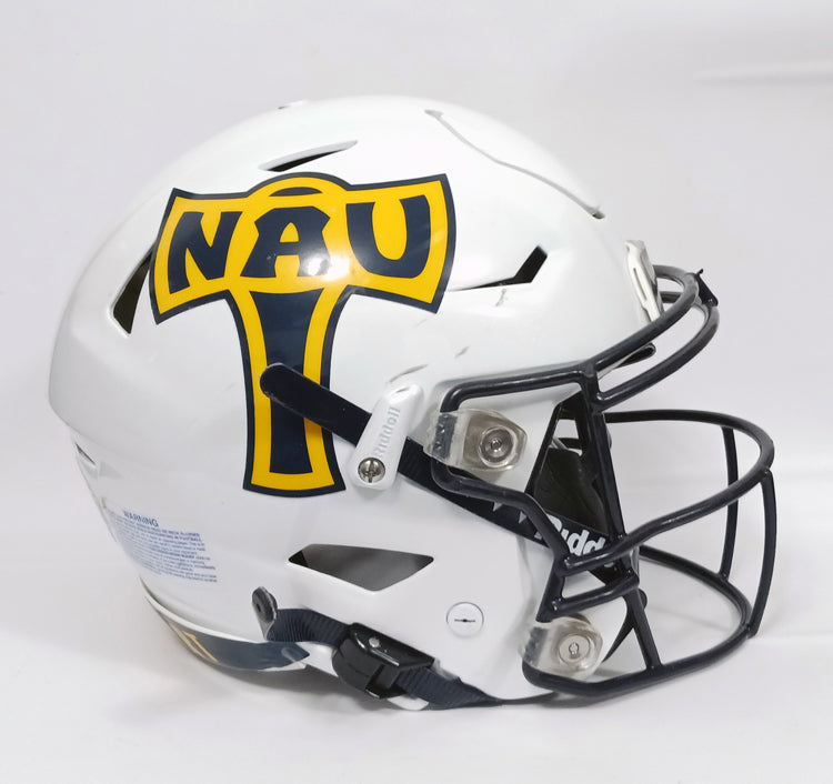 Game Used 2023 Northern Arizona Lumberjacks Riddell SpeedFlex Football Helmet