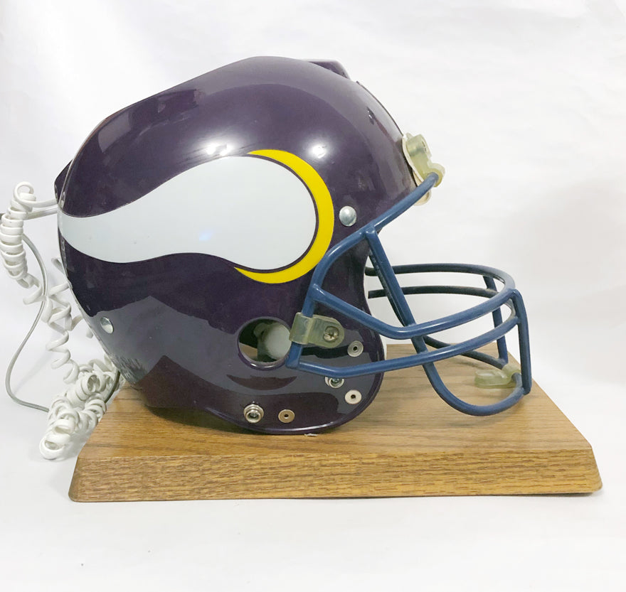 Rare Vintage 1980s Minnesota Vikings Nardi Draft Day Football Helmet Phone
