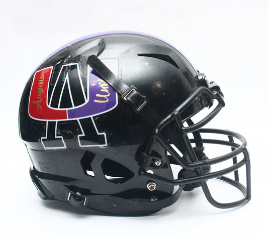 Vintage Game Used Augusta United Dawgs Schutt Vengeance Football Helmet - Large
