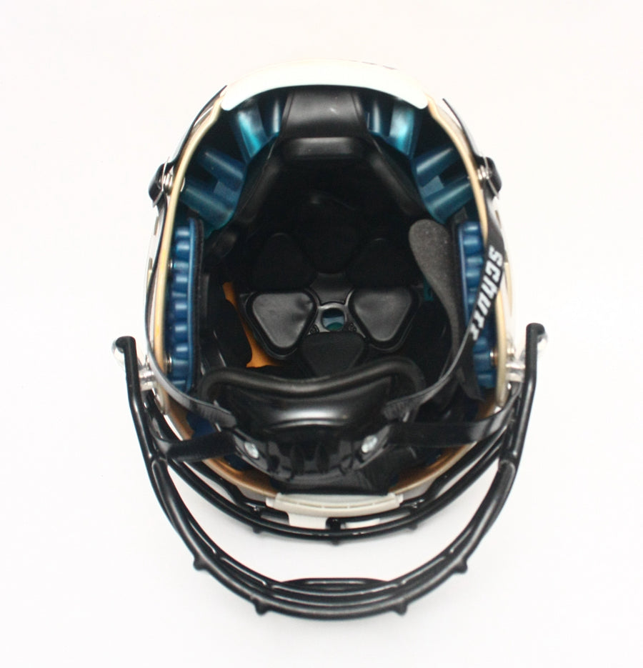 Game Used 2020 Schutt Vengeance PRO Football Helmet - Vegas Gold Metallic Large