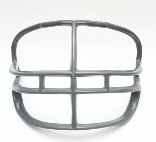 Game used Vintage 1980s 1990s Riddell Kra-Lite Football Helmet Facemask - Grey