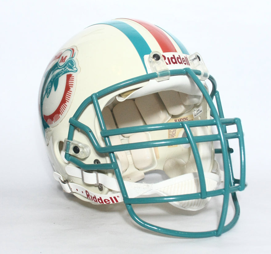 Vintage NOS 1992 Miami Dolphins Riddell VSR2 Pro Line Large Football Helmet
