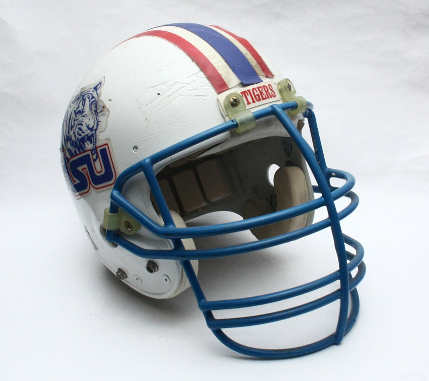 Vintage Game Used 1990s Tennessee State Tigers Riddell WD1 Football Helmet Sz XL