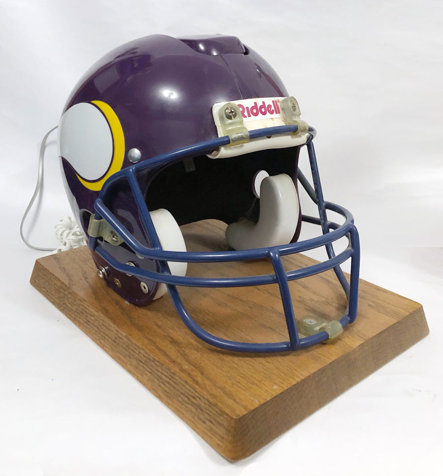 Rare Vintage 1980s Minnesota Vikings Nardi Draft Day Football Helmet Phone