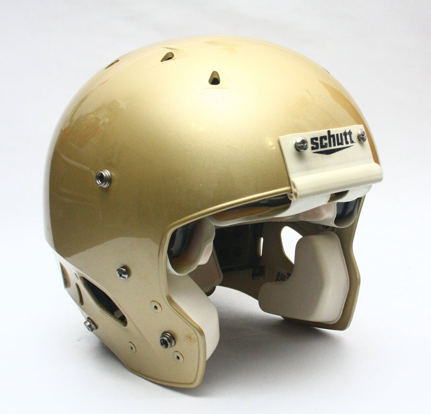 NOS Vegas Gold Metallic Schutt DNA Pro Football Helmet - Size Large