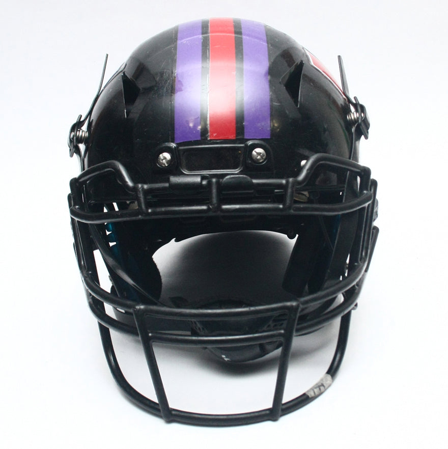 Vintage Game Used Augusta United Dawgs Schutt Vengeance Football Helmet - Large