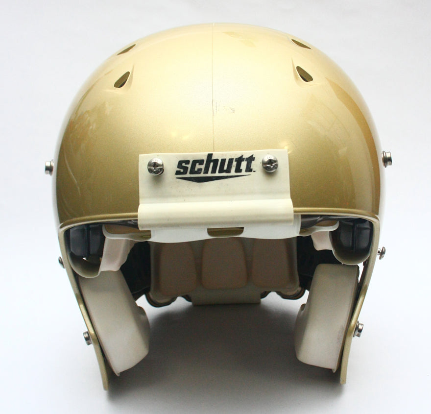 NOS Vegas Gold Metallic Schutt DNA Pro Football Helmet - Size Large