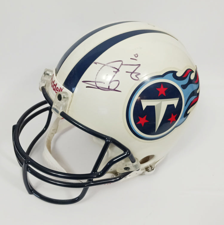 Vintage Vince Young Auto Tennessee Titans Riddell VSR4 Pro Line Football Helmet