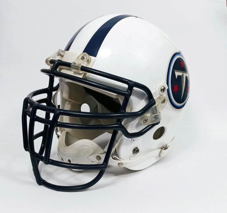Vintage Game Used Tennessee Titans Schutt Air XL Football Helmet 1990s 2000s