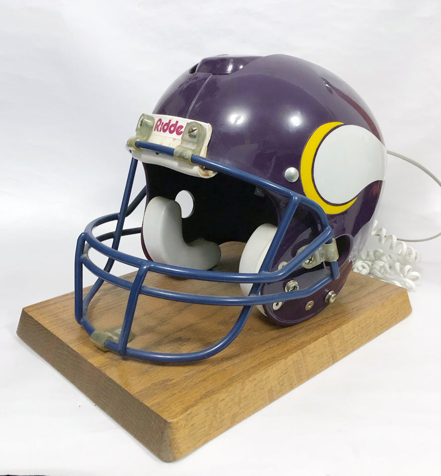 Rare Vintage 1980s Minnesota Vikings Nardi Draft Day Football Helmet Phone