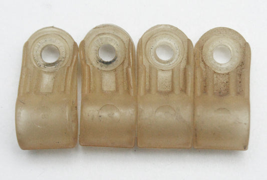 Vintage Game Used 1980s Football Helmet Facemask Clips 031026D