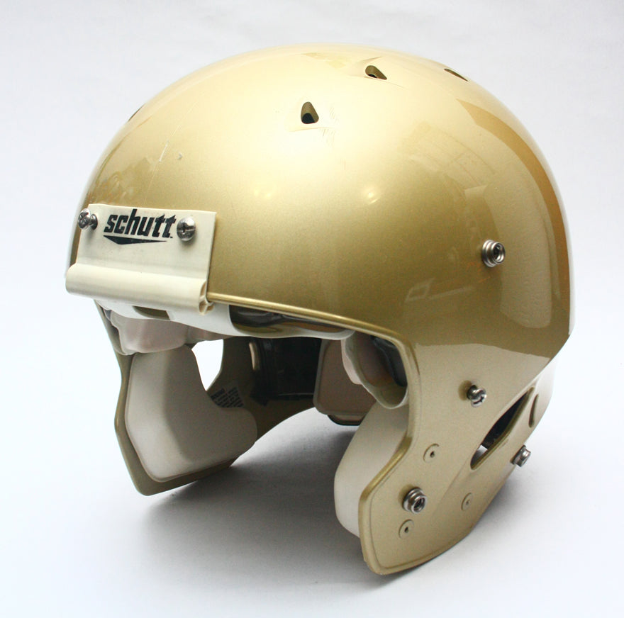 NOS Vegas Gold Metallic Schutt DNA Pro Football Helmet - Size Large