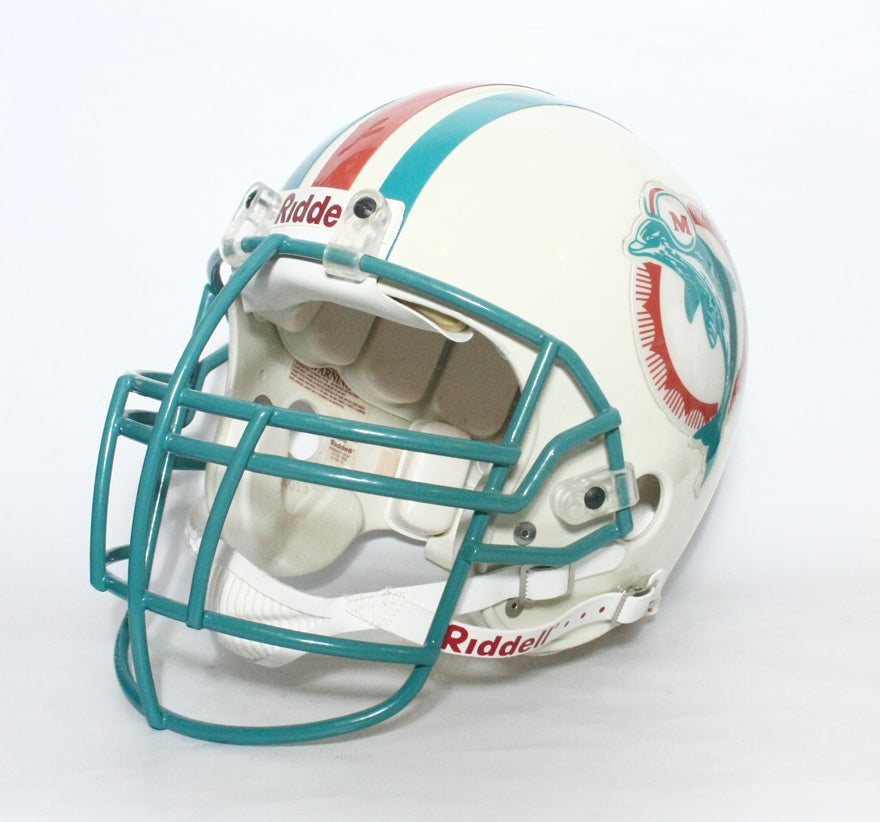 Vintage NOS 1992 Miami Dolphins Riddell VSR2 Pro Line Large Football Helmet
