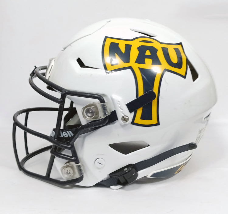 Game Used 2023 Northern Arizona Lumberjacks Riddell SpeedFlex Football Helmet