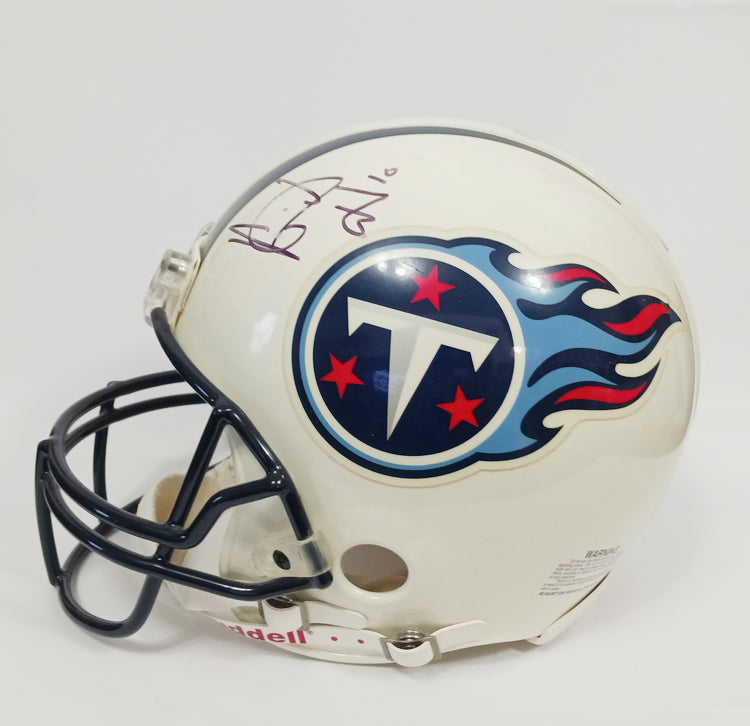 Vintage Vince Young Auto Tennessee Titans Riddell VSR4 Pro Line Football Helmet