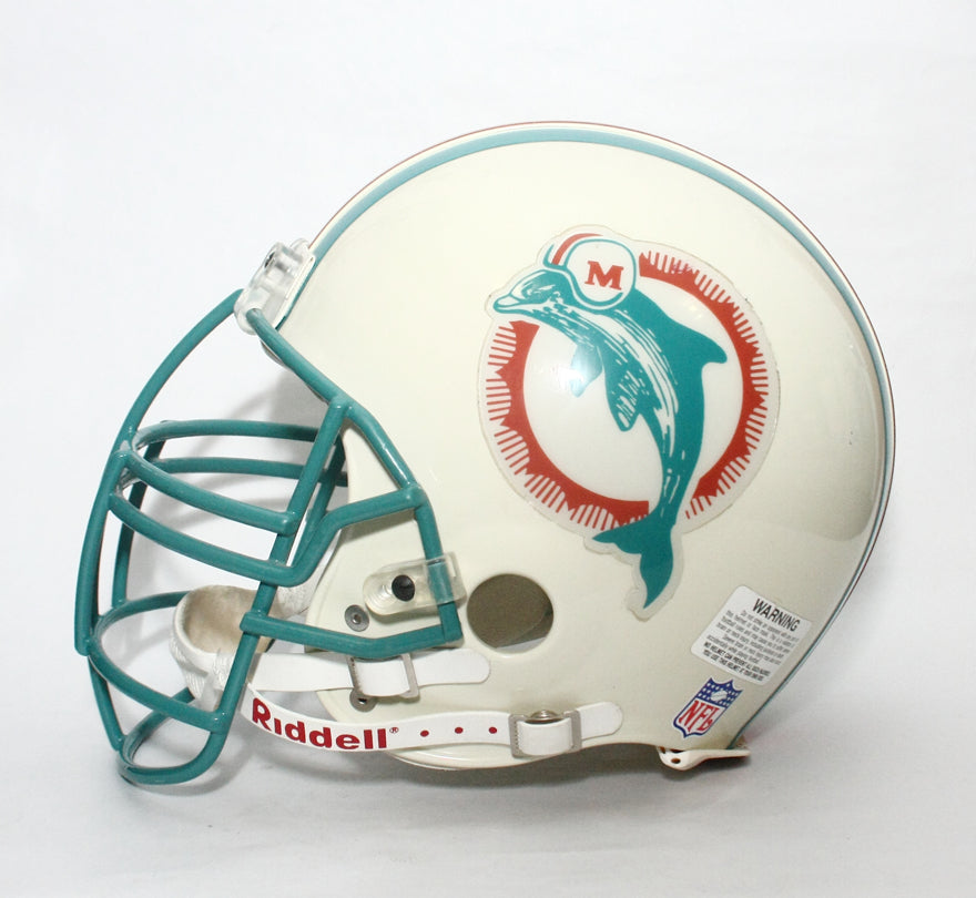 Vintage NOS 1992 Miami Dolphins Riddell VSR2 Pro Line Large Football Helmet
