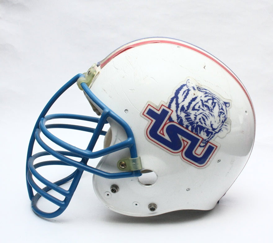 Vintage Game Used 1990s Tennessee State Tigers Riddell WD1 Football Helmet Sz XL
