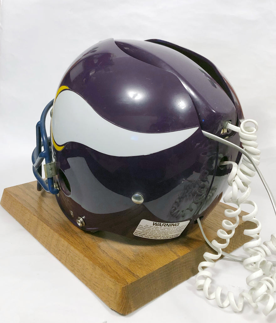 Rare Vintage 1980s Minnesota Vikings Nardi Draft Day Football Helmet Phone