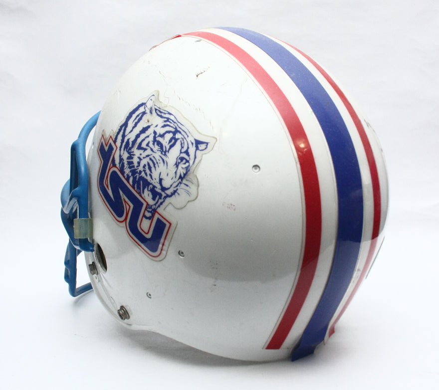 Vintage Game Used 1990s Tennessee State Tigers Riddell WD1 Football Helmet Sz XL