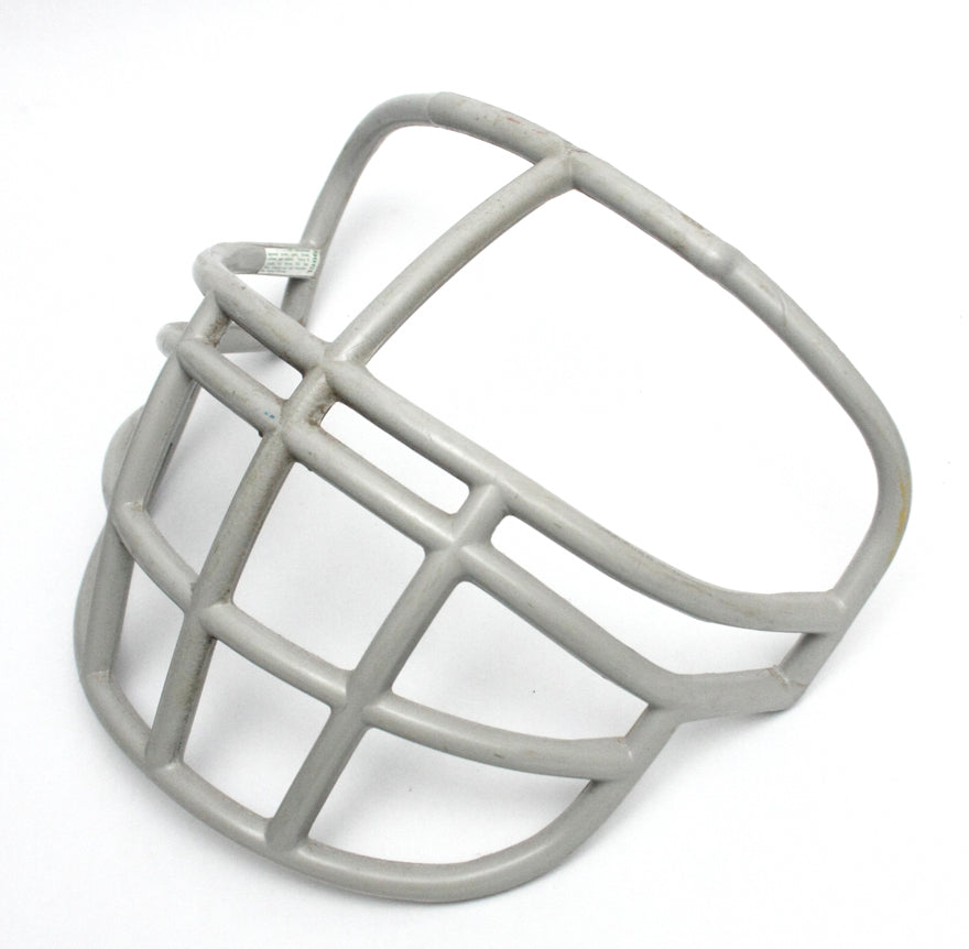 RARE Vintage Game Used 1986 BIKE PCA NJOP Football Helmet Facemask - Light Grey