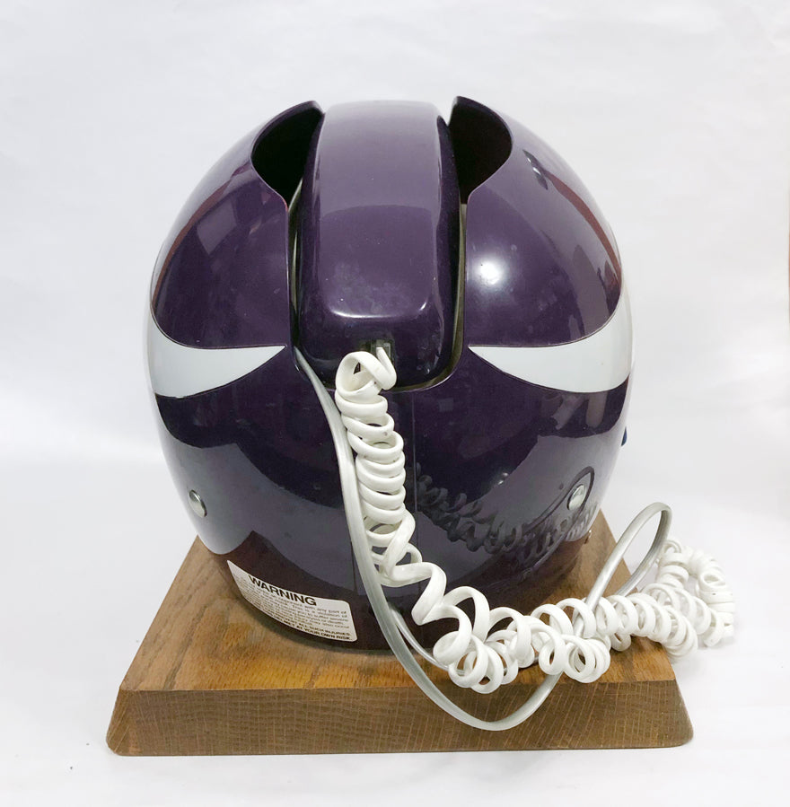 Rare Vintage 1980s Minnesota Vikings Nardi Draft Day Football Helmet Phone