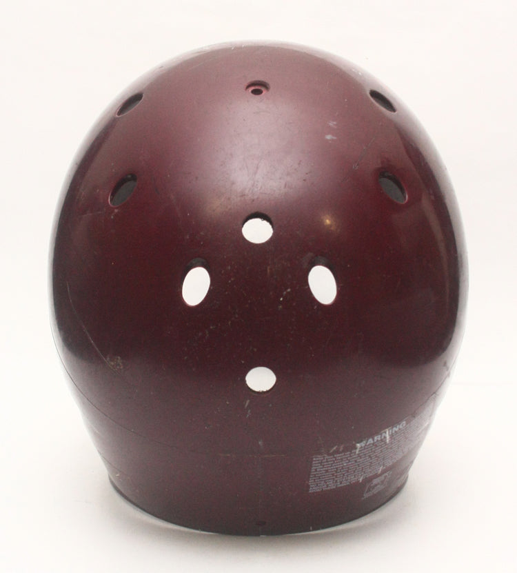 Game Used Adult Medium Maroon Schutt Air XP Football Helmet Shell